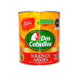 DURAZNOS DOS CABALLOS LATA X 820 GR.