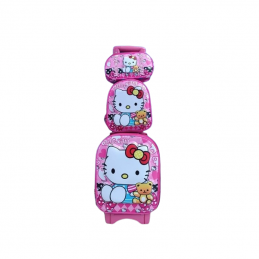 Pack x3 Mochila Hello Kitty