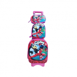 Pack x3 Mochila Lady Bug