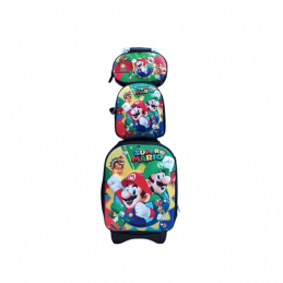 Pack x3 Mochila Super Mario